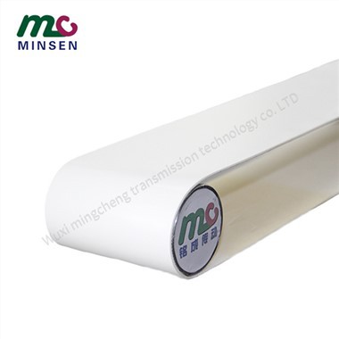 White PVC Conveyor Belt